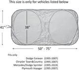 7sizes=Better fitment for Every Vehicle Car Windshield Sun Shade - Blocks UV Rays Sun Visor Protector, Sunshade To Keep Your Vehicle Cool And Damage Free,Easy To Use, Fits Windshields of Various Sizes