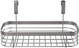 Lilimpact Over the Cabinet Kitchen Storage Organizer Tray for Sponges, Scrubbers, Brushes (Chrome)