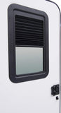 Lippert Components 786037 Thin Shade Ready RV Window Shade for Prepped LCI Entry Doors, Black