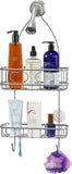 Simple Houseware Bathroom Hanging Shower Head Caddy Organizer, Chrome (22 x 10.2 x 4.2 inches)