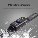 Backup Camera System Kit,4.3" Monitor IP68 Waterproof Car Camera Night Vision HD Back Up Camera for Car/SUV/Taxi/Mini Pickup
