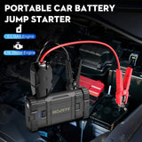 Car Battery Jump Starter Portable,1500A Peak 12800mAh,Jump Starter Battery Pack,Jumper Box(Up to 6L Gas 5.5L Diesel Engine)Auto Battery Booster with Smart Safety Cable,USB Fast Charging,Type-c…