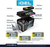 Rechargeable YTX14-BS iGel Powersport Battery- Sealed, AGM Maintenance Free Battery- Chrome Pro Battery