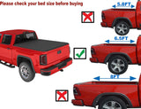 KSCPRO Truck Bed Tonneau Covers Soft Roll Up fits 2014-2018 Chevy Silverado/GMC Sierra 1500 | 2019 Legacy/Limited Only ; 2015-2019 2500HD 3500HD,Fleetside 6'7'' Bed