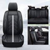 AOOG Leather Car Seat Covers, Universal Non-Slip Vehicle Cushion Cover for Cars SUV Pick-up Truck, Leatherette Automotive Vehicle Cushion Cover Waterproof Protectors Interior Accessories,Driver's Seat