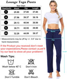 Women's Casual Pants Soft Stretch Loose Yoga Pants Comfy Pull on Lounge Leisure Pants for Women with Pockets