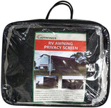CAMWINGS RV Awning Privacy Screen Sun Shade Panel Kit Sunblock Shade Drop 10 x 10ft, Black