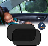 EcoNour Car Shades for Side Windows Baby | Complete Sun Protection Car Window Covers for Privacy Blackout | UV Protection Baby Sunshade for Car Window | Car Back Shade Blocks Sun Glare 20x12 (4 Pack)