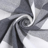 wlflash Buffalo Plaid Rectangle 60x102 Inch Color Decorative Table Cloth Rustic Farmhouse Decorations Checkered Home Decor (Grey&White, 60"x102")