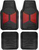 FH Group F11313GRAY Rubber Floor Mat (Gray Full Set Trim to Fit Mats)