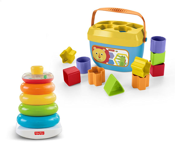 Rock-a-Stack and Baby's First Blocks Bundle [Amazon Exclusive]