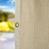 CAMWINGS RV Awning Privacy Screen Shade Panel Kit Sunblock Shade Drop 8 x 10ft, Wheat