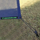 leaveshade RV Awning Sunshade Screen ●Tentproinc Navy Blue Mesh Sun Shade ●Block Sunshine from Patio Side Direction ●Motorhome Camping Trailer UV Sunblocker ●Canopy Sunscreen-3 Years Lasting