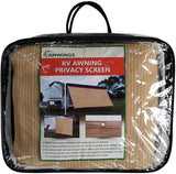 CAMWINGS RV Awning Privacy Screen Shade Panel Kit Sunblock Shade Drop 8 x 10ft, Wheat