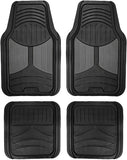 FH Group F11313GRAY Rubber Floor Mat (Gray Full Set Trim to Fit Mats)