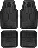 FH Group F11313GRAY Rubber Floor Mat (Gray Full Set Trim to Fit Mats)