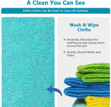 Microfiber Cleaning Cloths Softer, More Absorbent, Lint-Free, Wash Cloth for Home, Kitchen, Car, Window (12in.x12in.)—100PK