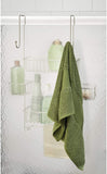 iDesign Metalo Over-the-Door Hanging Shower Organizer - 22.7" x 10.5" x 8.2", Satin