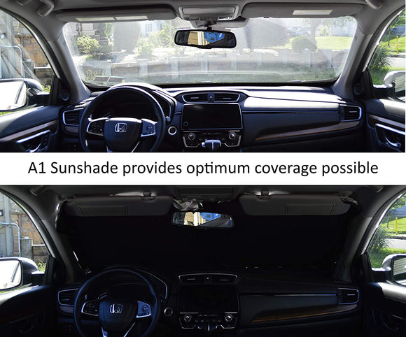 240T-Fabric A1+ Car Windshield Sunshade for Trucks SUV Mini Van Visor Front Window Auto Vehicle Shield Reflector Blocking Screen Cover -M