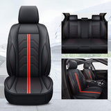 AOOG Leather Car Seat Covers, Universal Non-Slip Vehicle Cushion Cover for Cars SUV Pick-up Truck, Leatherette Automotive Vehicle Cushion Cover Waterproof Protectors Interior Accessories,Driver's Seat