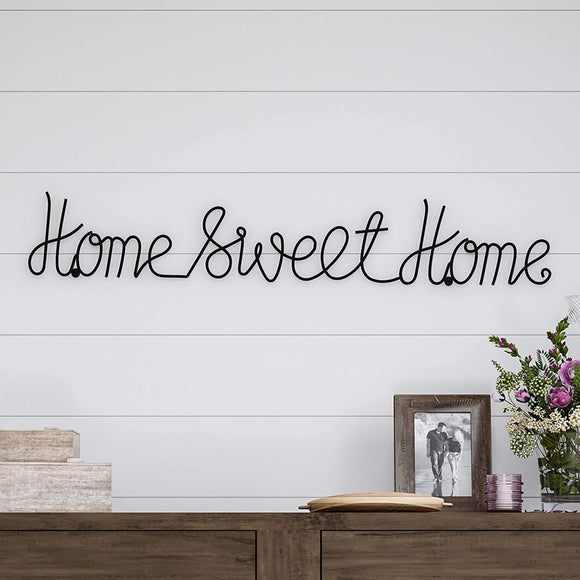 Lavish Home Metal Sweet Cursive Cutout Sign-3D Word Art Home Accent Decor-Perfect for Modern Rustic or Vintage Farmhouse Style