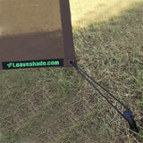 leaveshade RV Awning Sunshade Screen ● Tentproinc Brown Mesh Sun Shade ●Block Sunshine from Patio Side Direction ●Motorhome Camping Trailer UV Sunblocker ●Canopy Sunscreen-3 Years Lasting