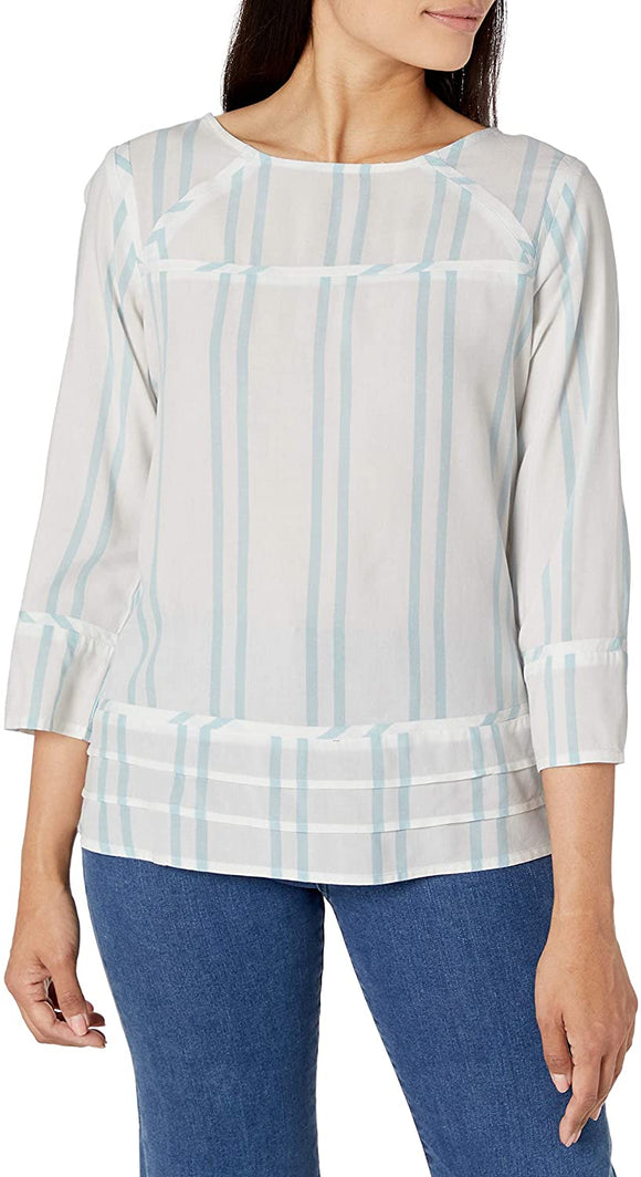 Women's 3/4 Pieced Pintuck Popover