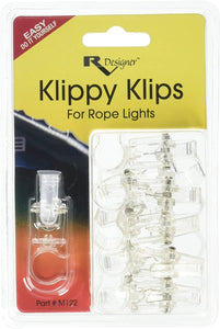 RV Designer M111, Klippy Klips Awning Clips, Light Hangars, 10 Per Pack,Clear