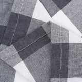 wlflash Buffalo Plaid Rectangle 60x102 Inch Color Decorative Table Cloth Rustic Farmhouse Decorations Checkered Home Decor (Grey&White, 60"x102")