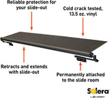 Solera Black Slide Topper Awning - 12' (11'7" Fabric)