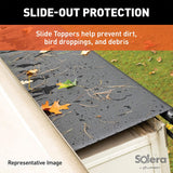 Solera Black Slide Topper Awning - 12' (11'7" Fabric)