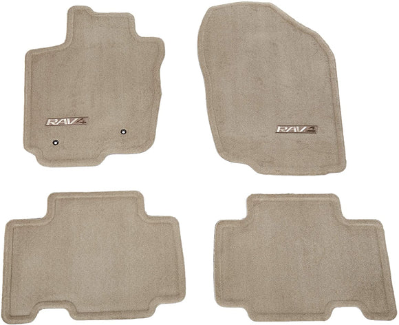 TOYOTA PT208-42051-04 Carpet Floor Mat (Taupe), 1 Pack