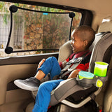 Munchkin Brica Stretch to Fit Car Window Sun Shade, Helps Block UVA/UVB Rays