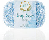 Aira Soap Saver - Soap Dish & Soap Holder Accessory - BPA Free Shower & Bath Soap Holder - Drains Water, Circulates Air, Extends Soap Life - Easy to Clean, Fits All Soap Dish Sets - Seaside Fish