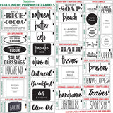 Black Script Bathroom Labels Talented Kitchen Script Bathroom Organization Labels – 123 Black Bath, Beauty & Makeup Preprinted Stickers. Water Resistant Decals (Set of 123 – Black Script Bathroom)